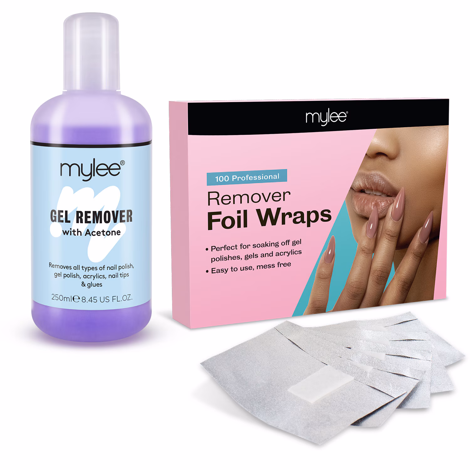 Gel Remover mit Folien-Wraps