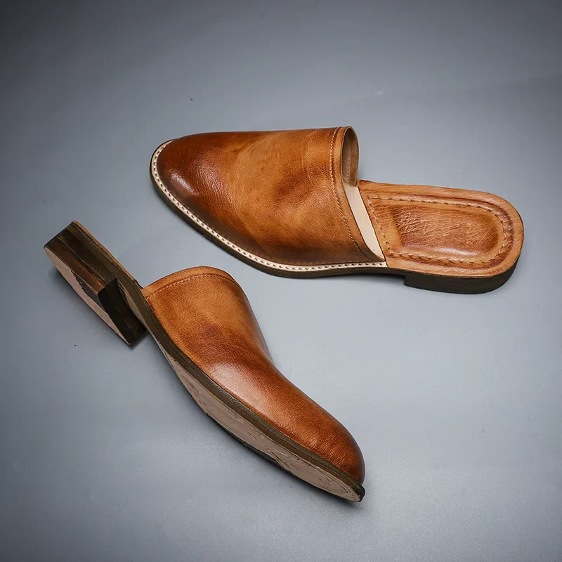 Handmade Goodyear British casual leather shoes