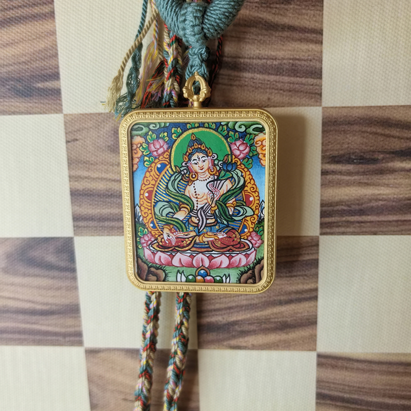 Sacred White Tara Pendant - Women's Healing & Empowerment Talisman