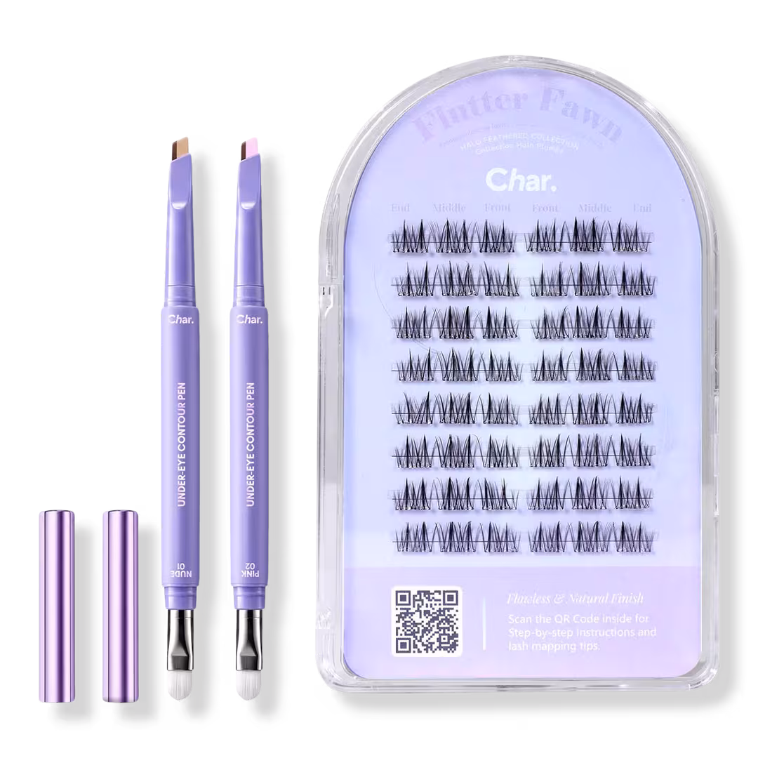Char Cosmetics  Duo Definition Set – Under Eye Contour Pen + Fluffe Belle Lash