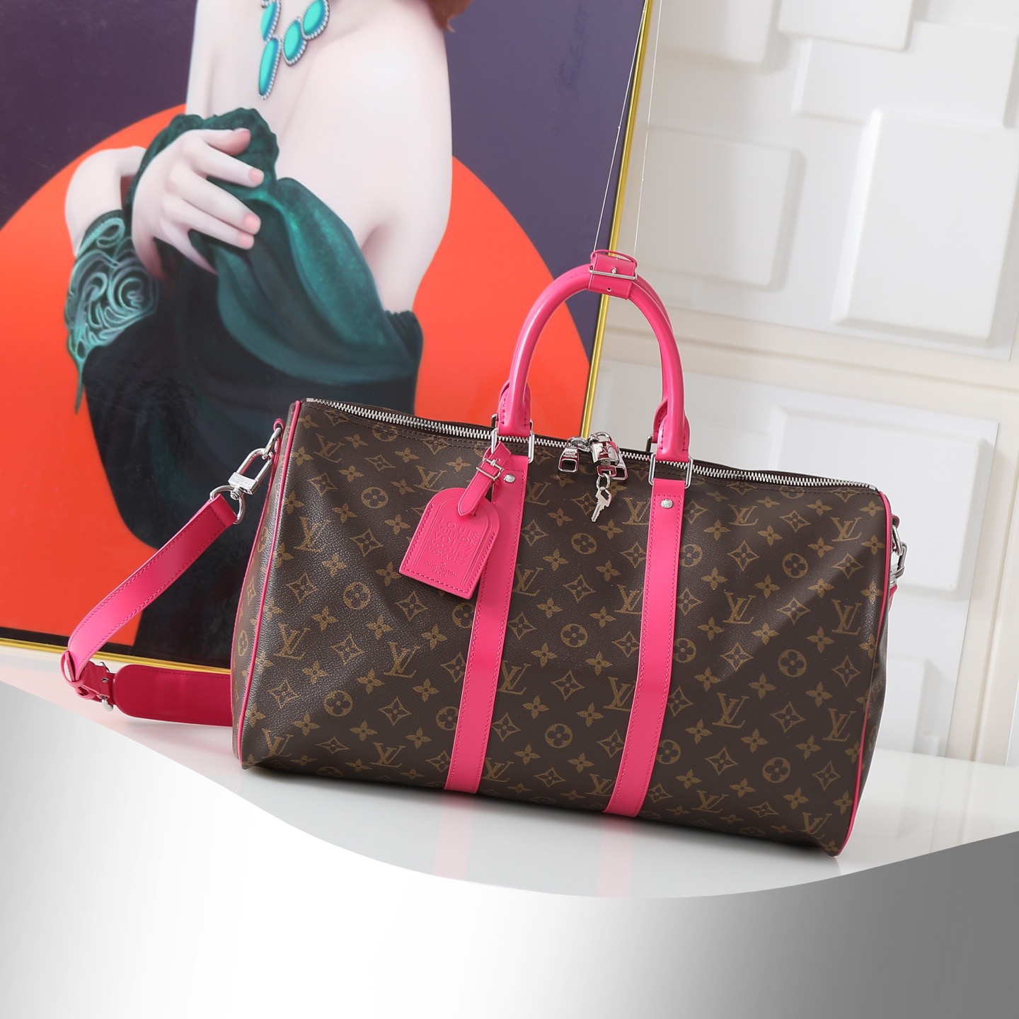 LV Keepall Bandoulière 45 Travel Bag