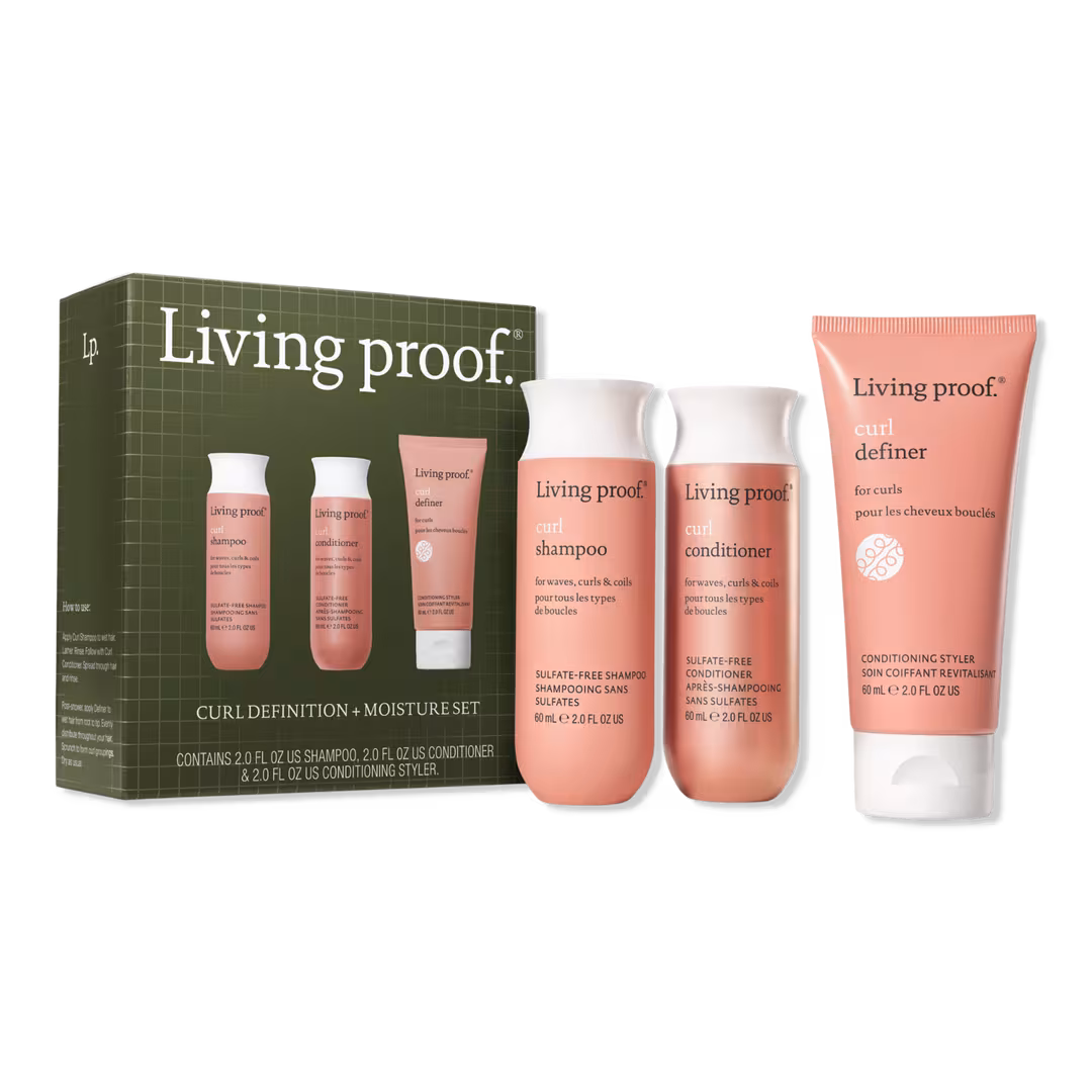Living Proof  Curl Definition & Moisture Travel Size Trial Hair Kit