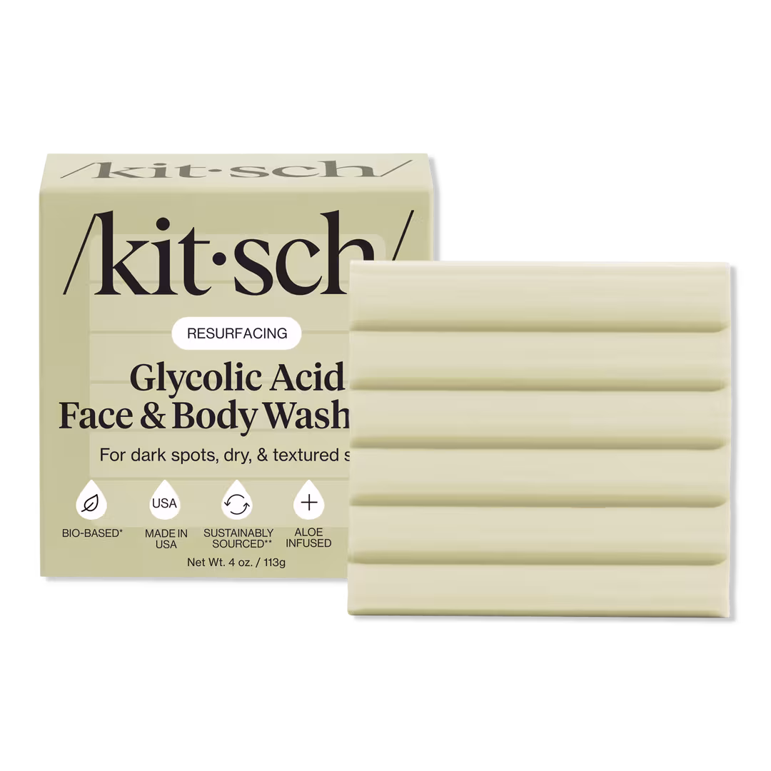 Kitsch  Resurfacing Glycolic Acid Face & Body Wash Bar