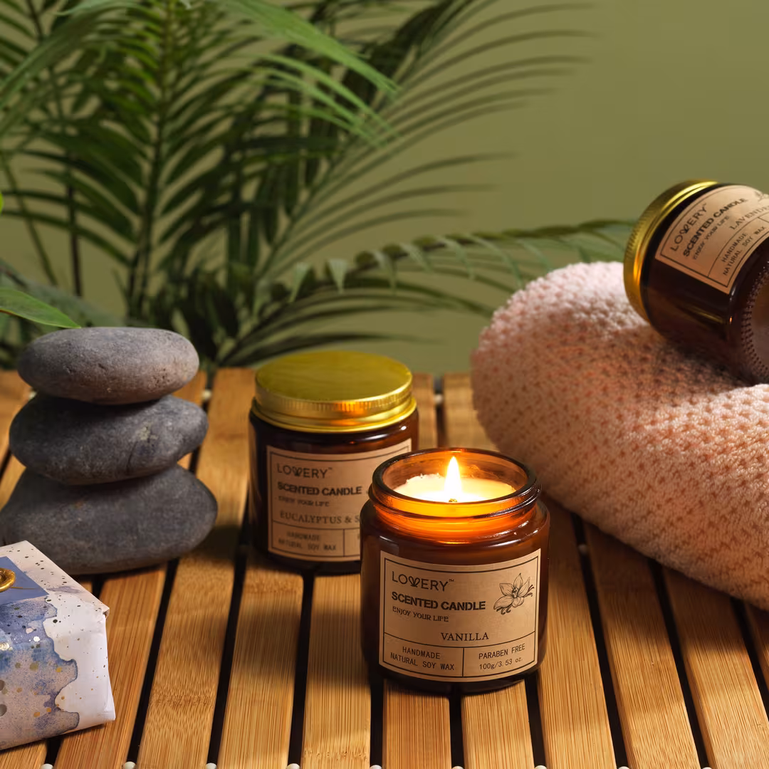 Lovery  Scented Soy Candle Gift Set