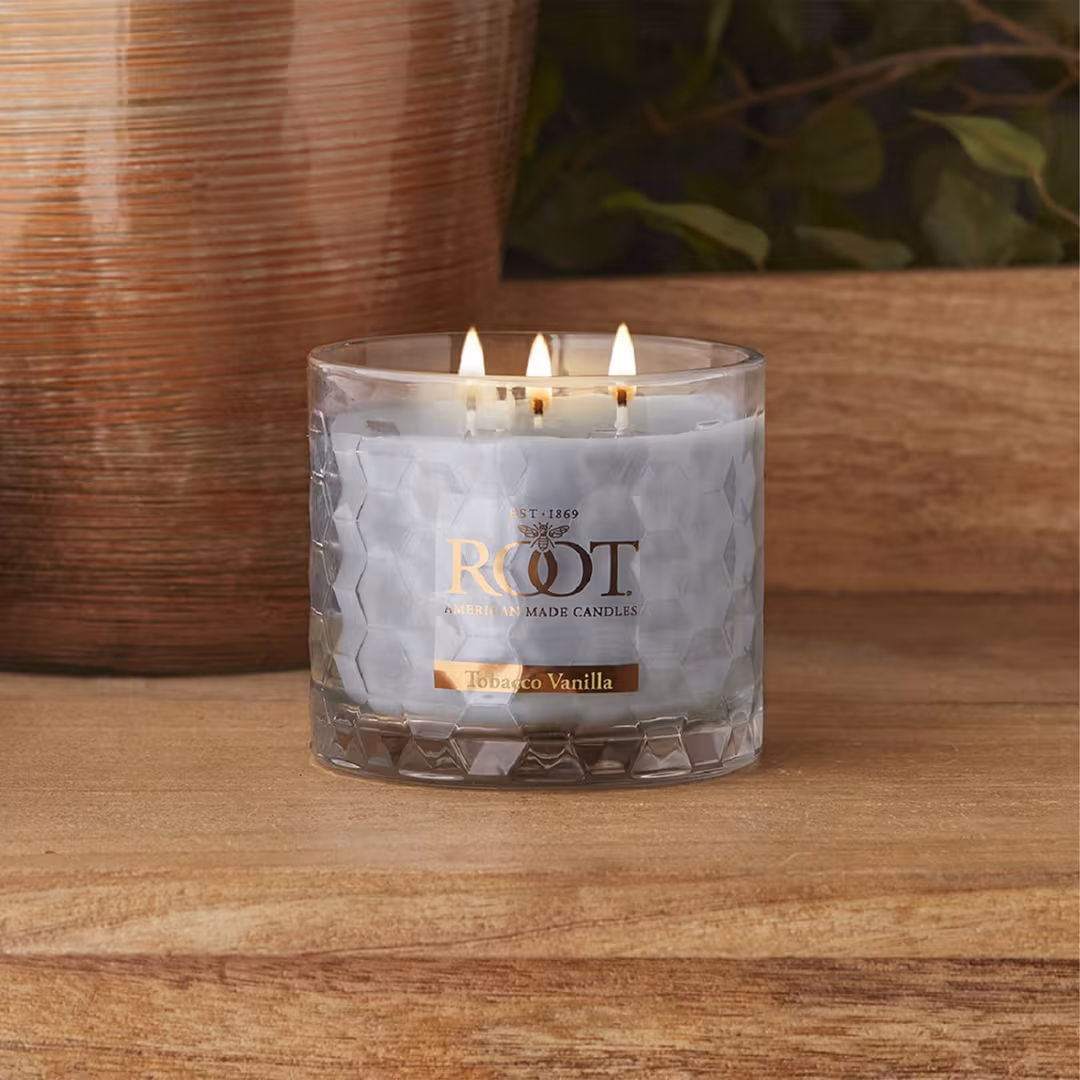Root Candles  Legacy Collection Luxury Scented Candle - Tobacco Vanilla