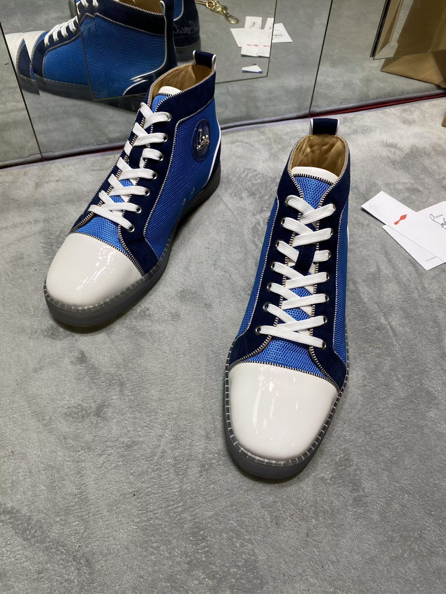 Christian Louboutin Red bottom High-Top - CCSHOES