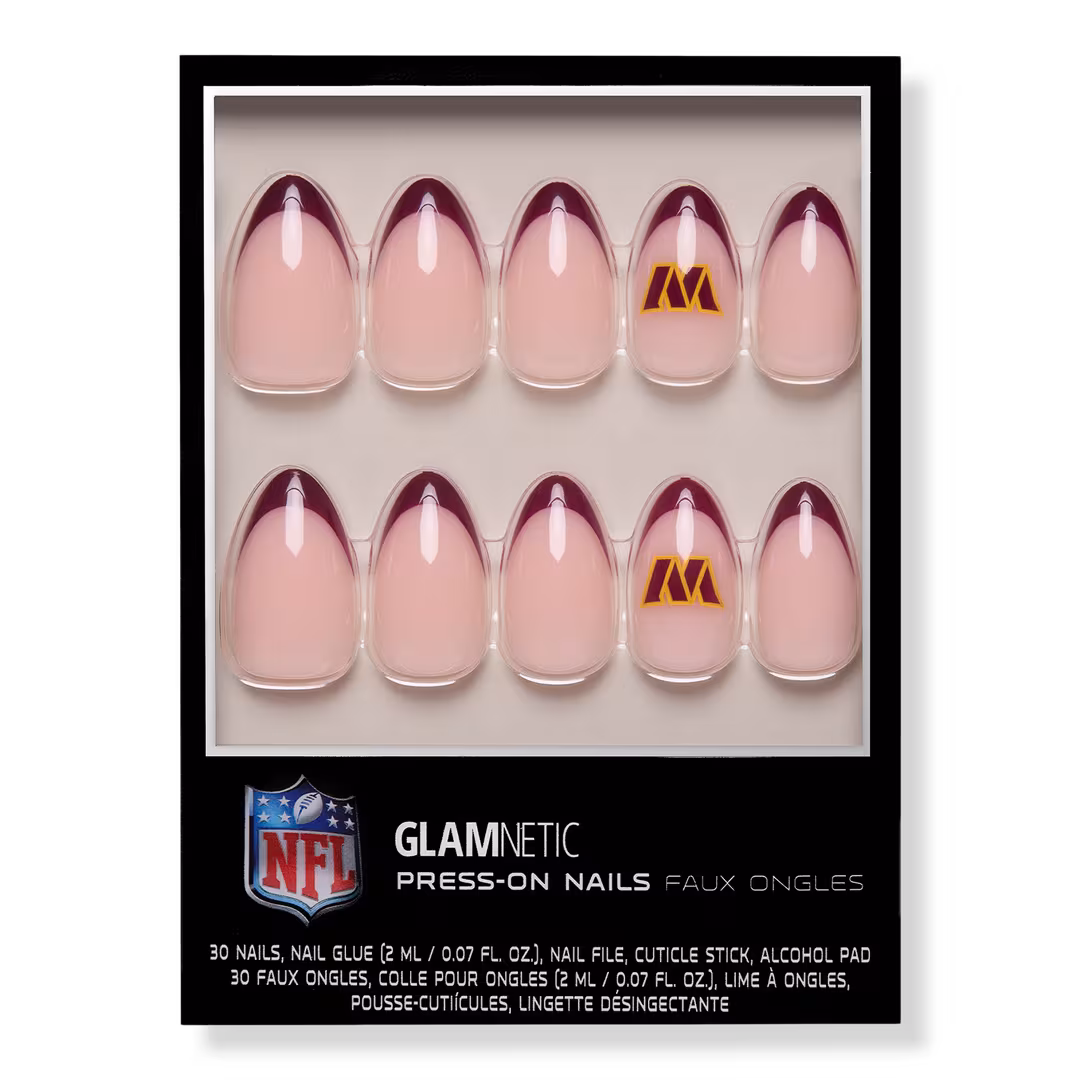 Glamnetic x Fanatics Nail  Washington Commanders Press-On Nails