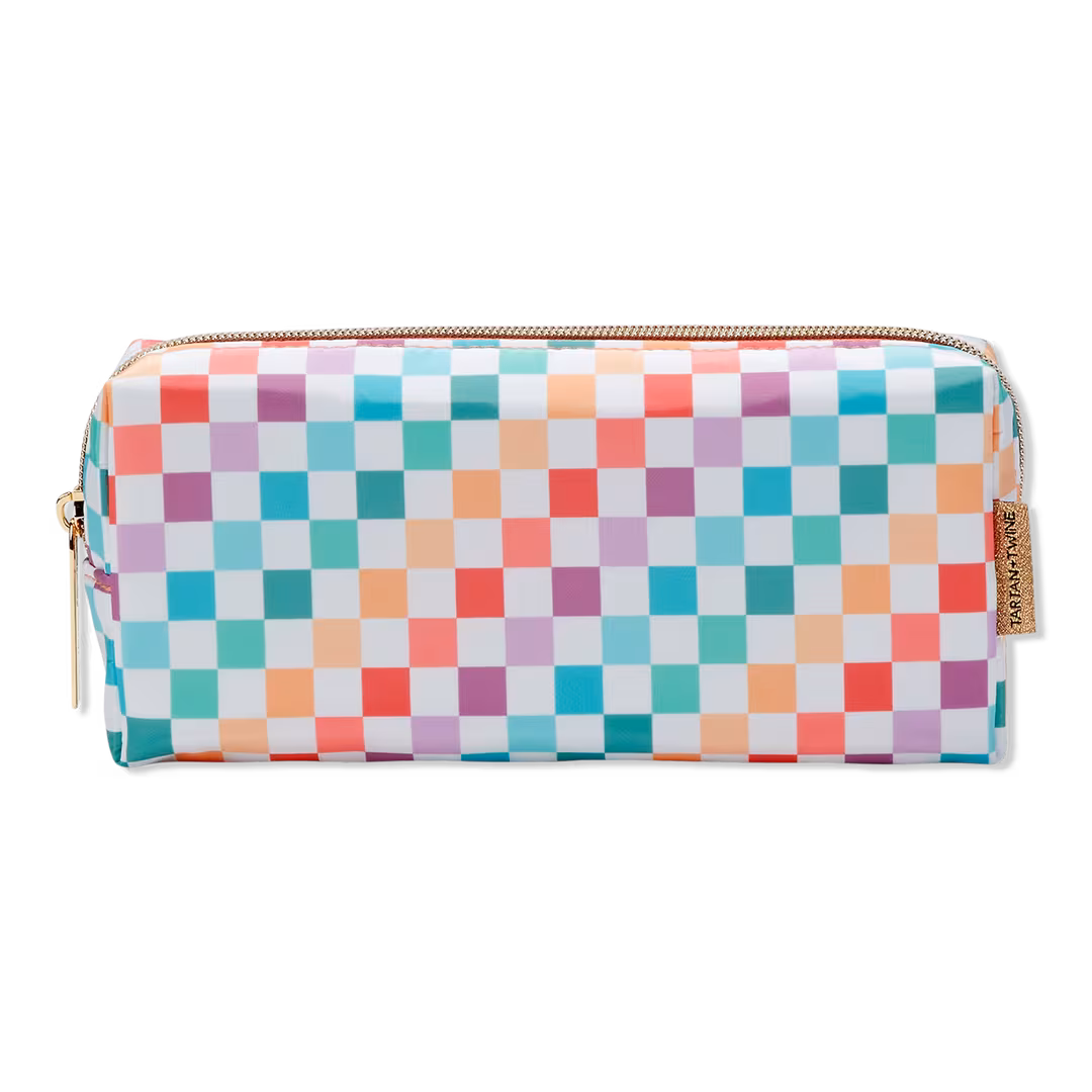 Tartan + Twine  Checkered Pencil Case