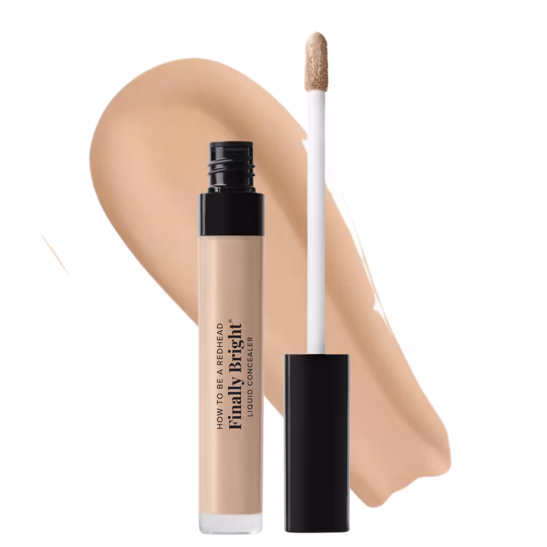 How To Be A Redhead  Finally Bright Liquid Concealer