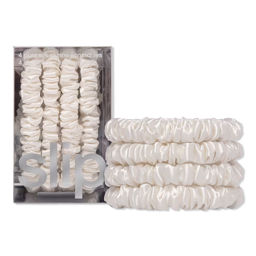 Slip  Pure Silk Skinny Scrunchies 4pc Set