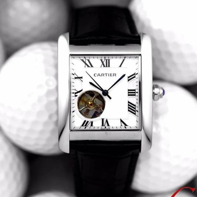 Cartier Watch TANK MC TOURBILLON STEEL LIMITED EDITION