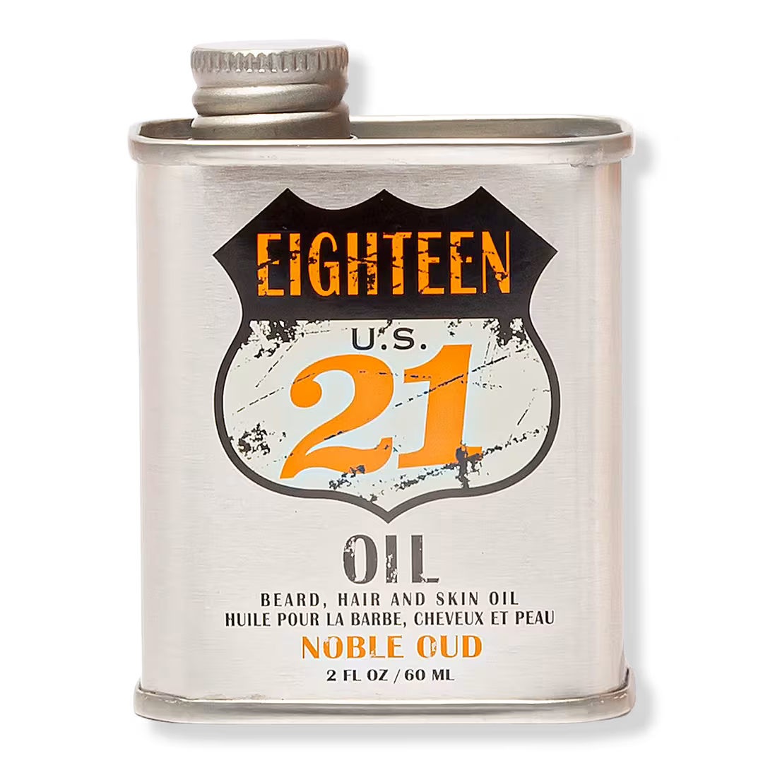18.21 Man Made  Noble Oud Lightweight, Conditioning Beard, Hair & Skin Oil