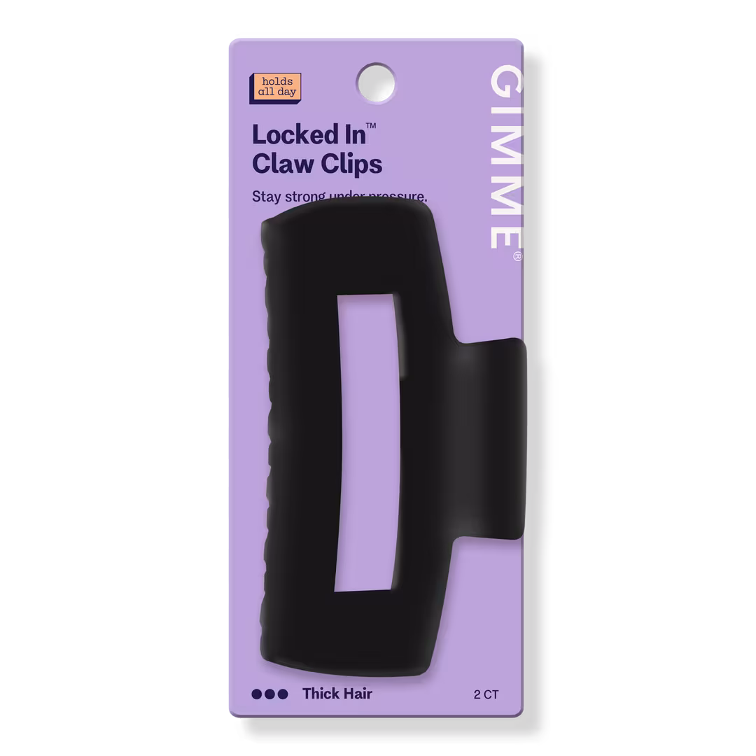 GIMME beauty  Thick Hair Large Claw Clip Cavity - Black