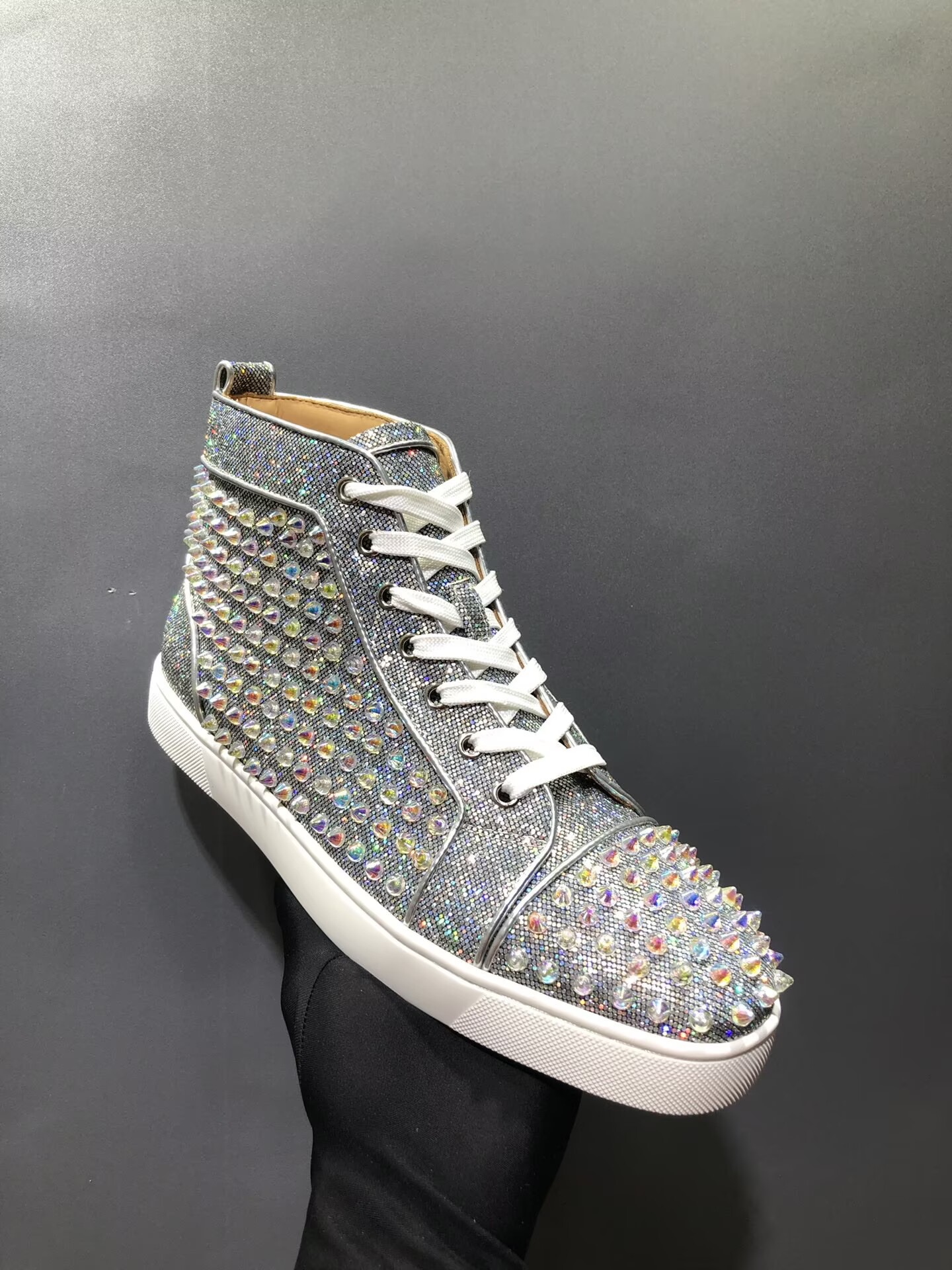 Christian Louboutin Red bottom High-Top - CCSHOES