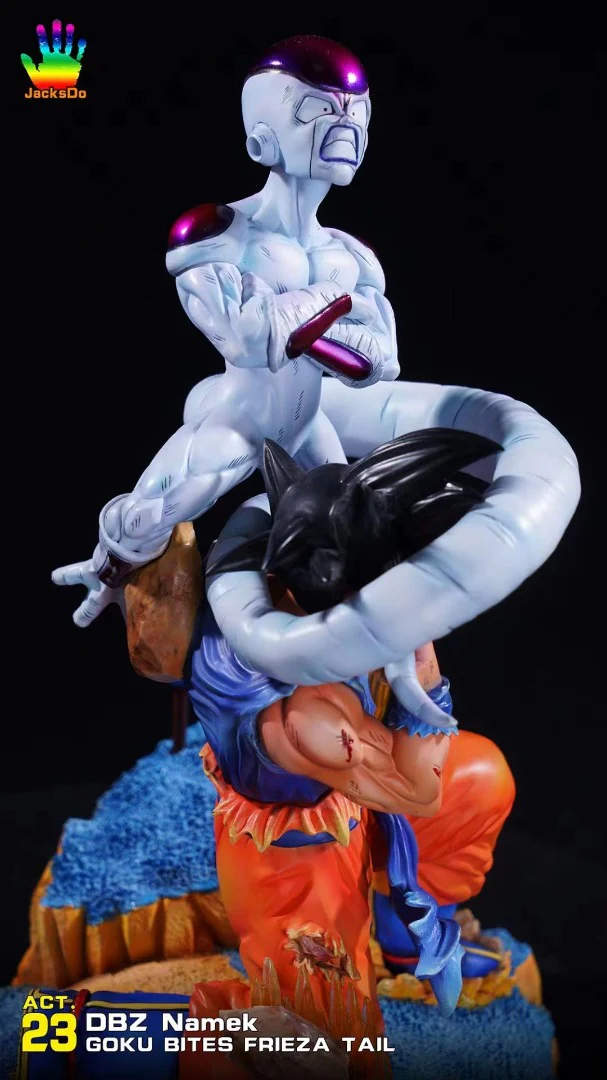 Dragon Ball - JacksDo Studio Goku bites Frieza's tail