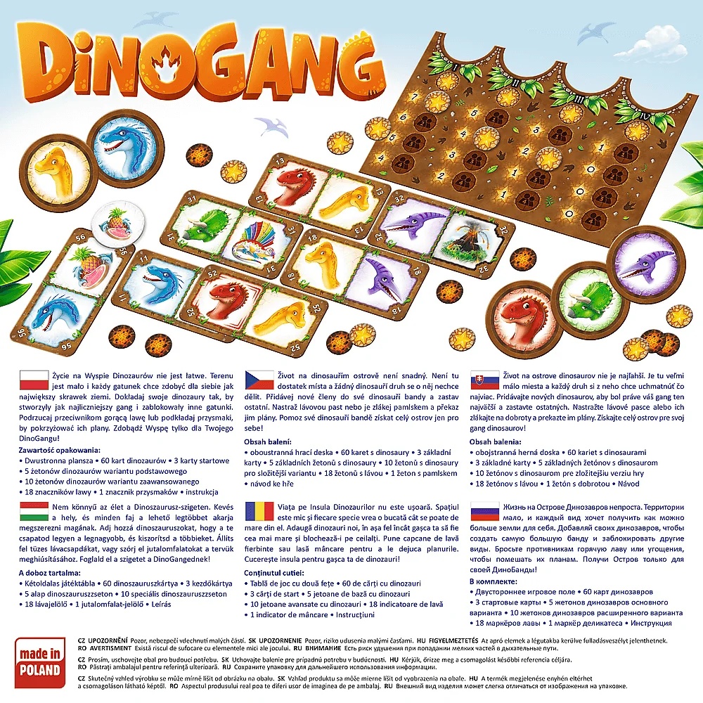 Gra Planszowa Dinogang