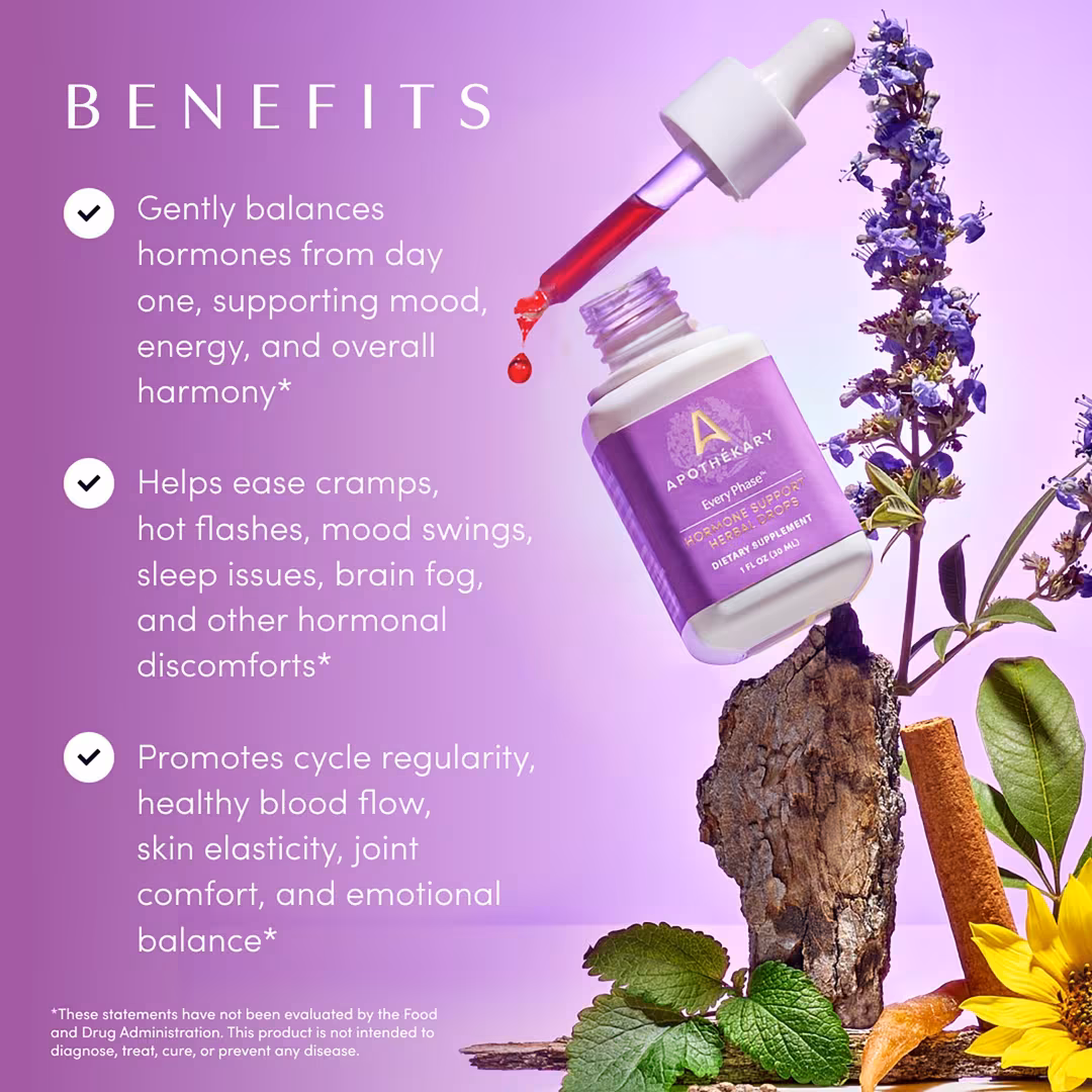 Apothékary  Every Phase Hormone Support Herbal Drops