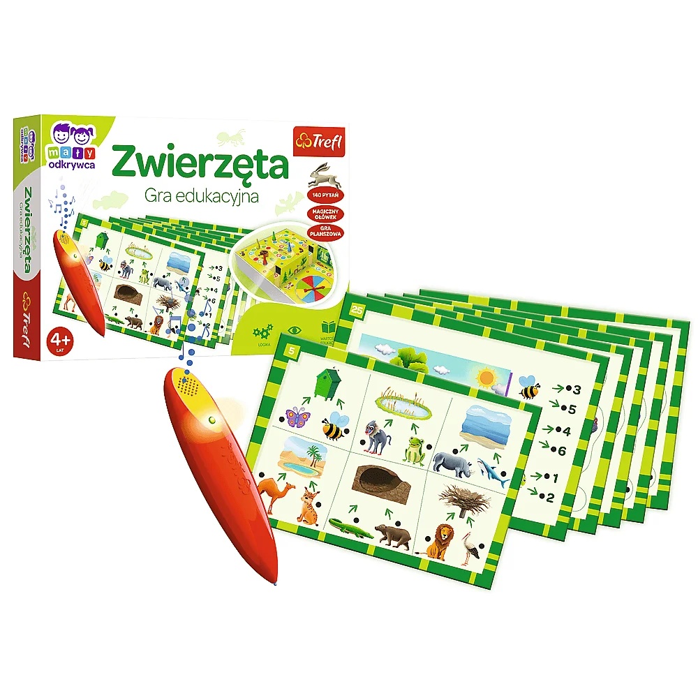 Gra Dla Dzieci Zwierzęta Magiczny Ołówek
