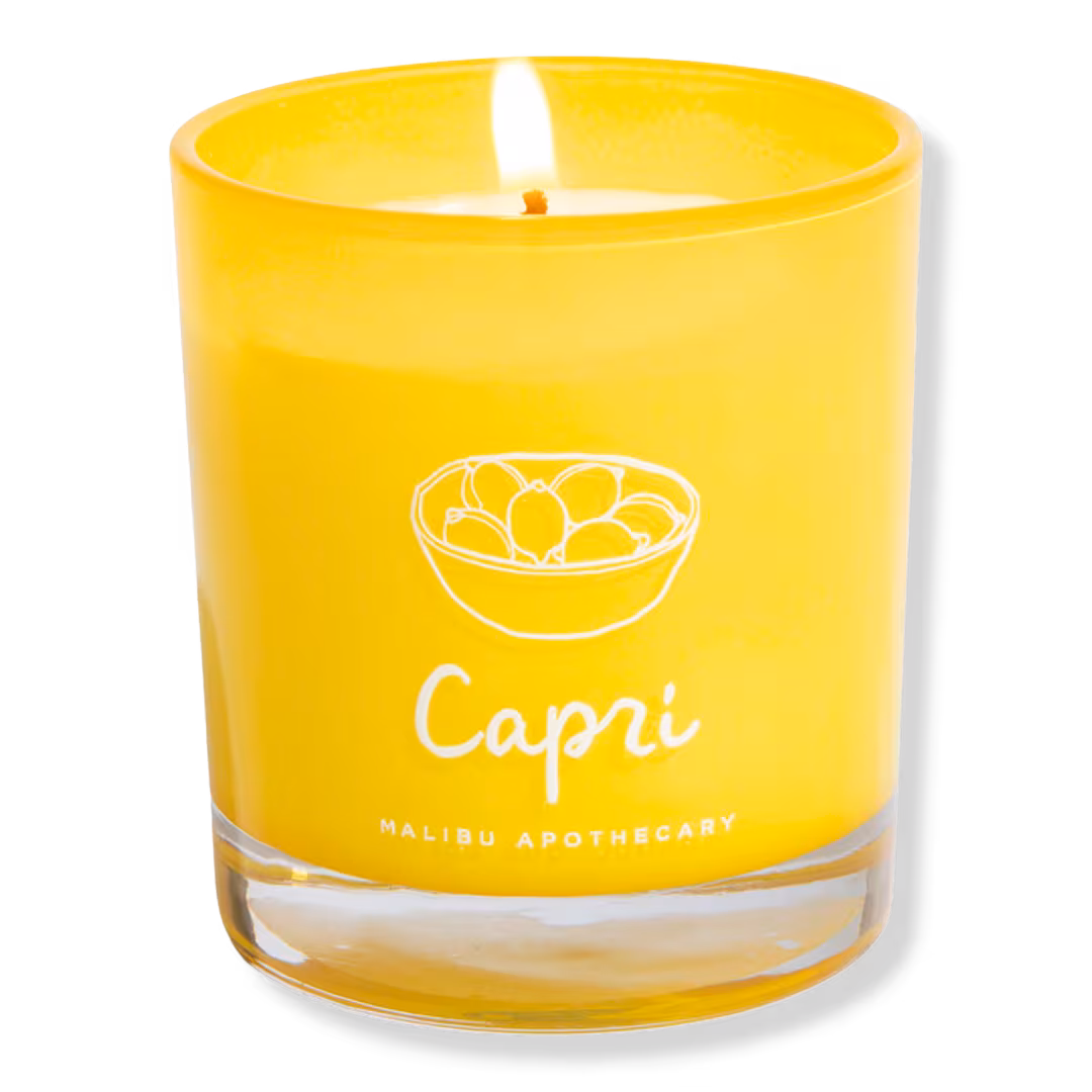 Malibu Apothecary  Capri | Lemon Peel + Sage Candle