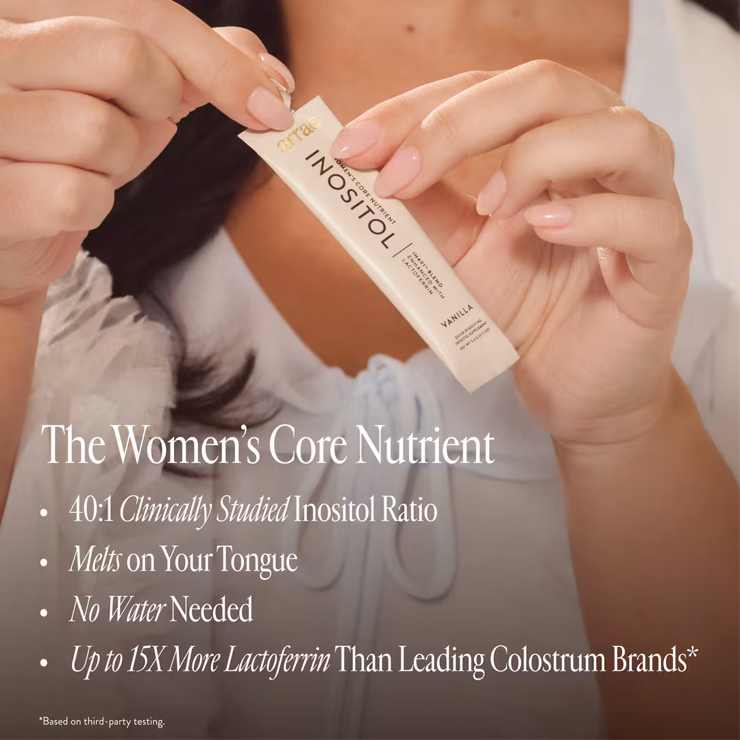 arrae  Inositol: Women's Core Nutrient for Daily Hormonal and Metabolic Balance Support