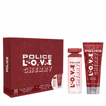 Police Love Cherry Eau de Toilette Spray Gift Set 100ML