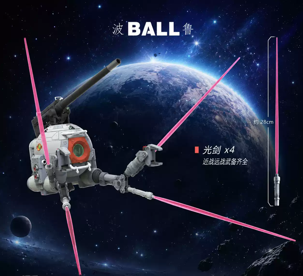 US-001 Mobile Suit Gundam 1/60 RB-79 Ball - JOYTOY WORLD
