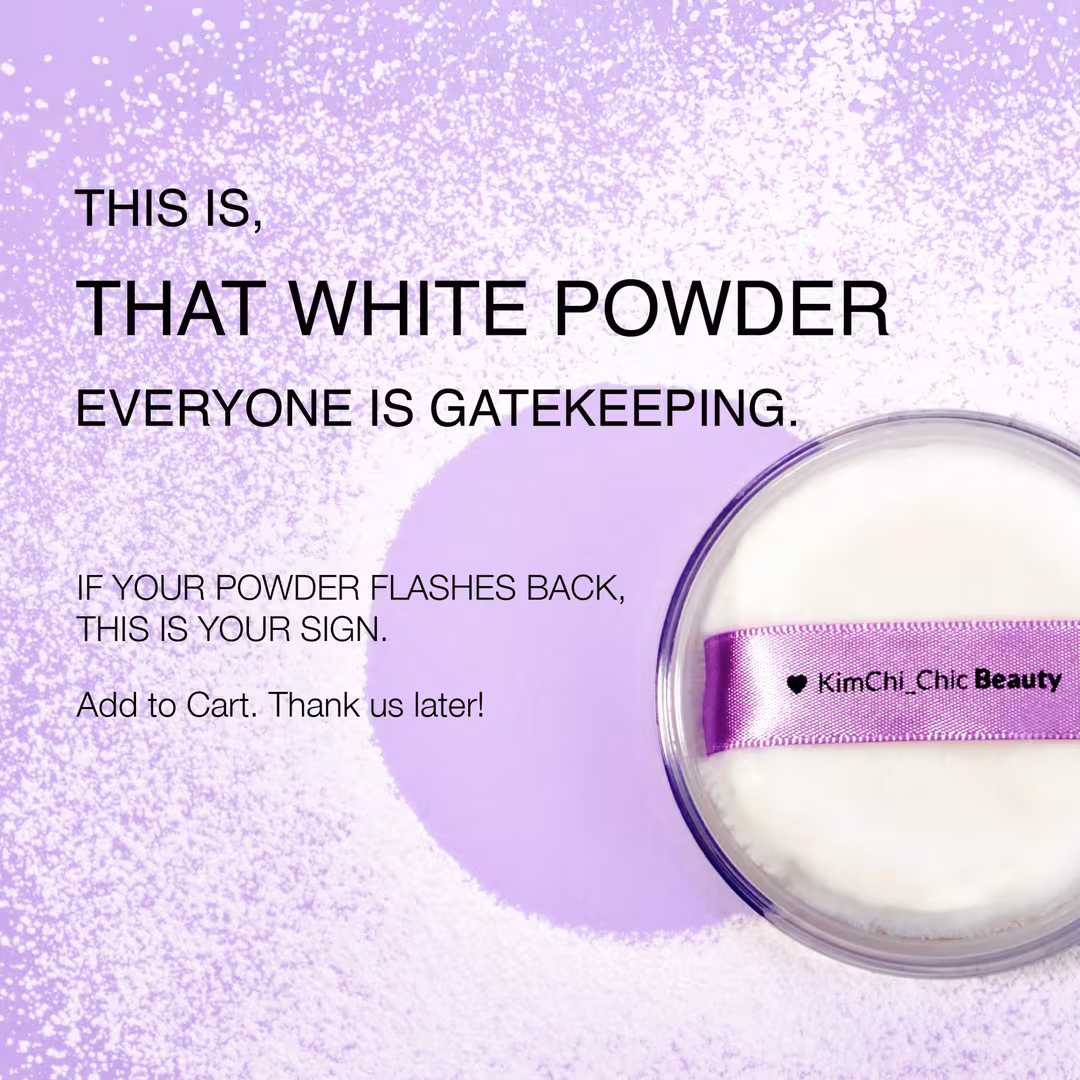 KimChi Chic Beauty  That White Powder Set & Bake Powder