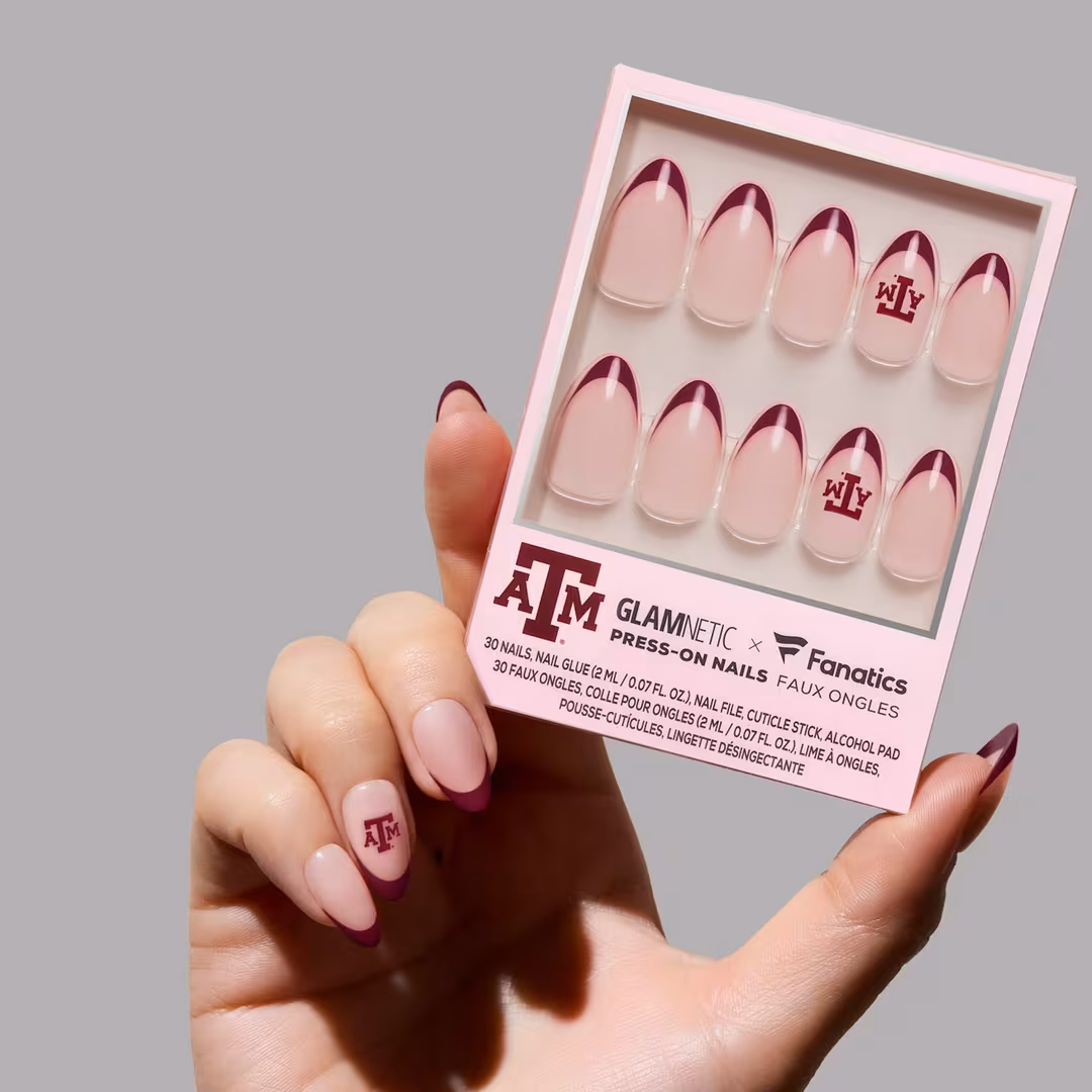 Glamnetic x Fanatics Nail  Texas A&M Aggies Press-On Nails