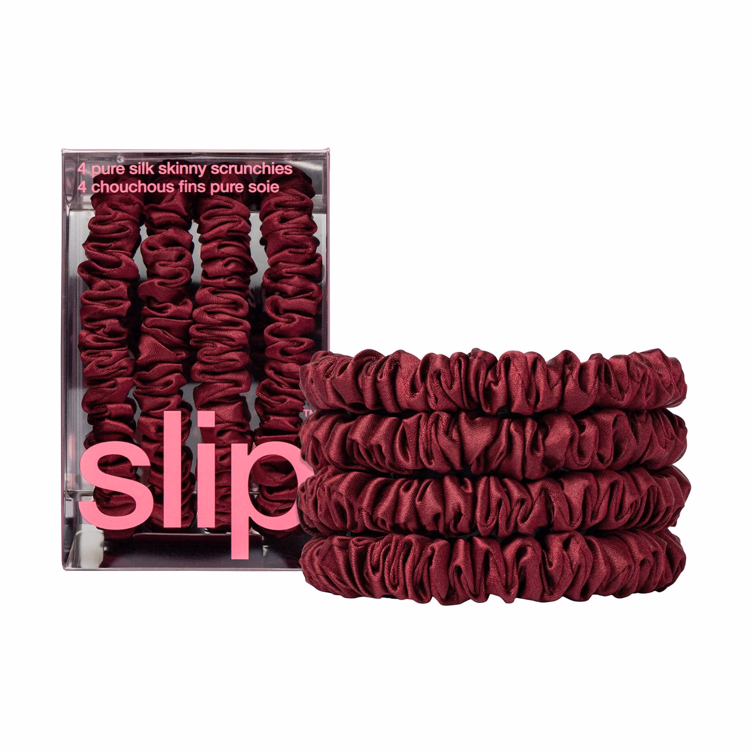 Pure Silk Skinny Scrunchies