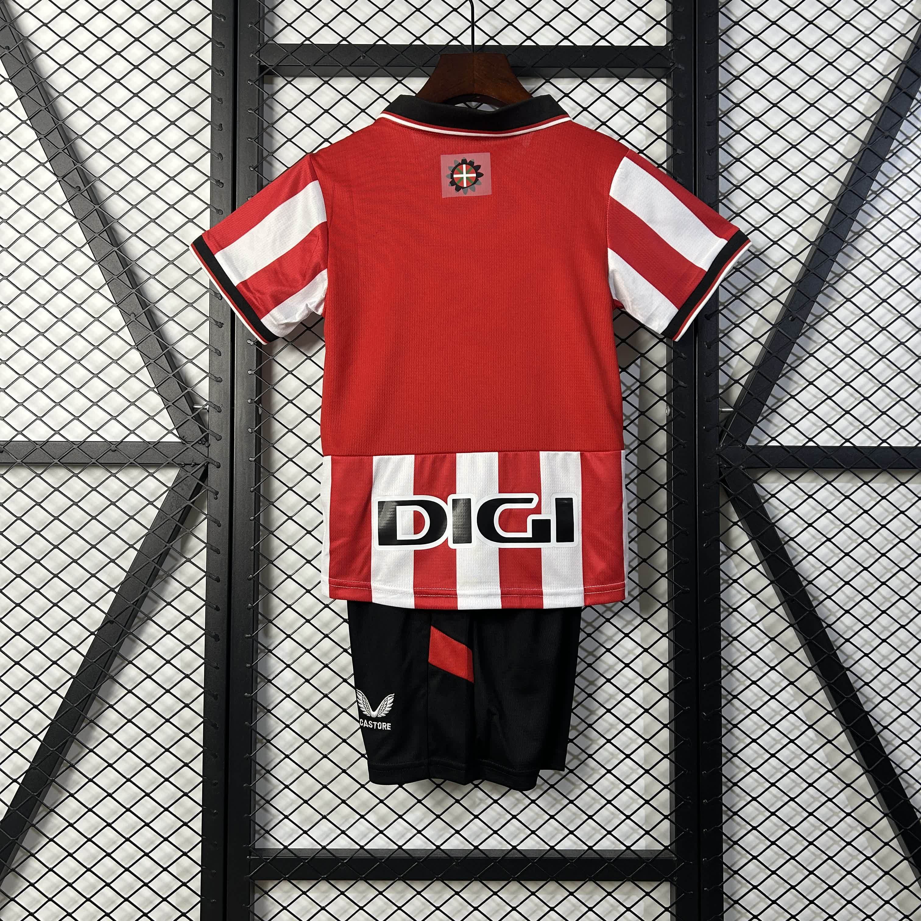 2025/2026 Bilbao Home Football Shirt (Kids Kit socks)