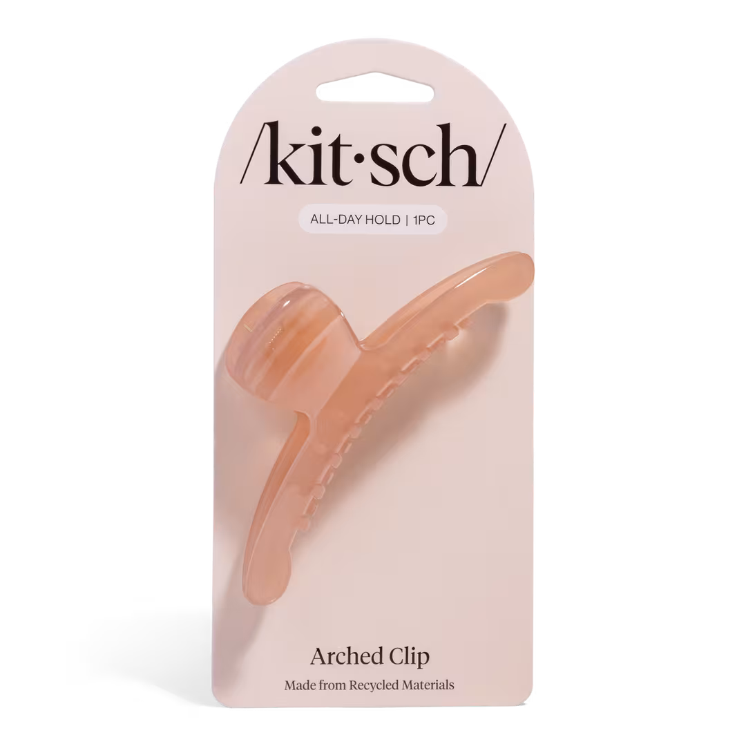 Kitsch  Recycled Plastic Large Arched Clip