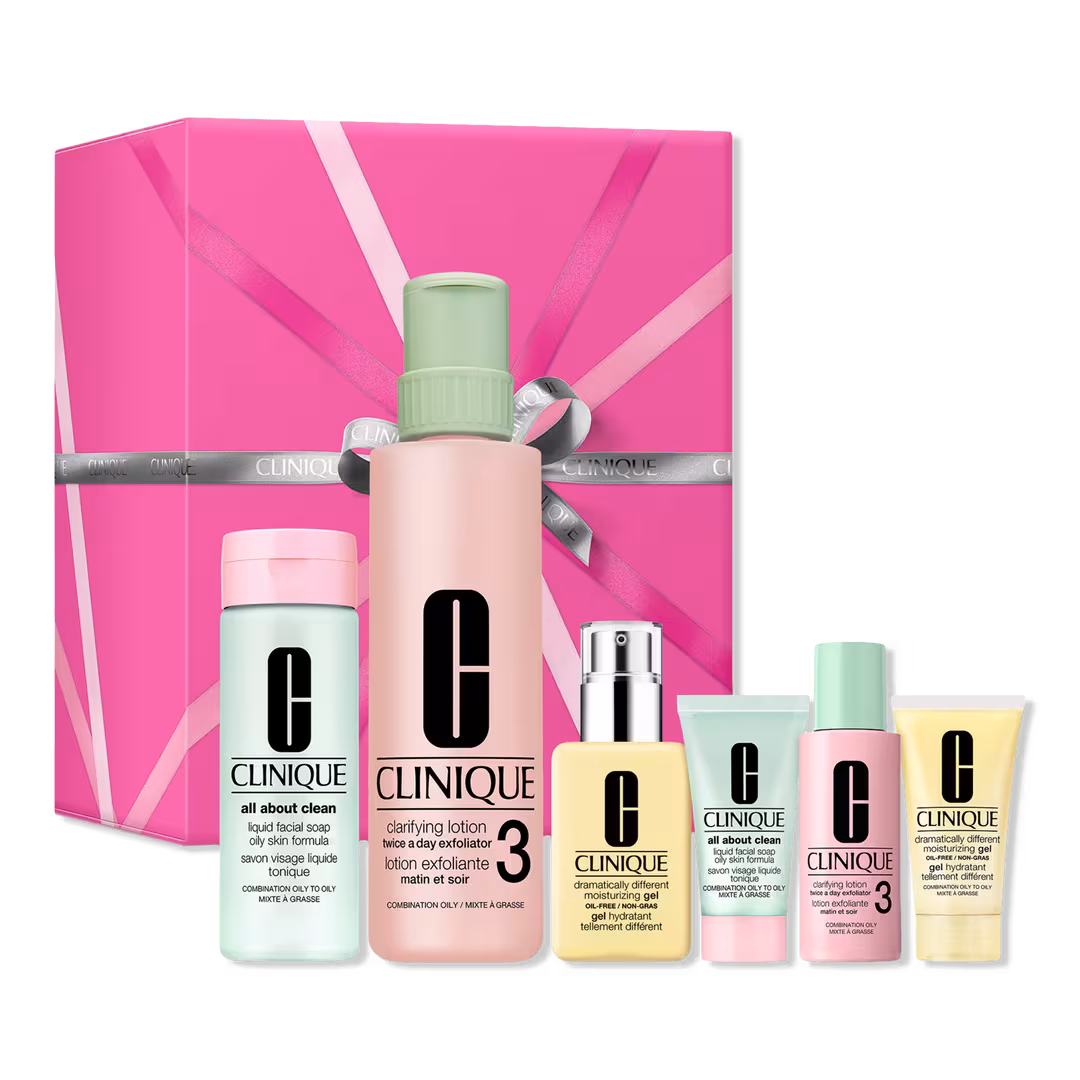 Clinique  6 Piece Great Skin Everywhere: For Combination Oily Skin Holiday Gift Set
