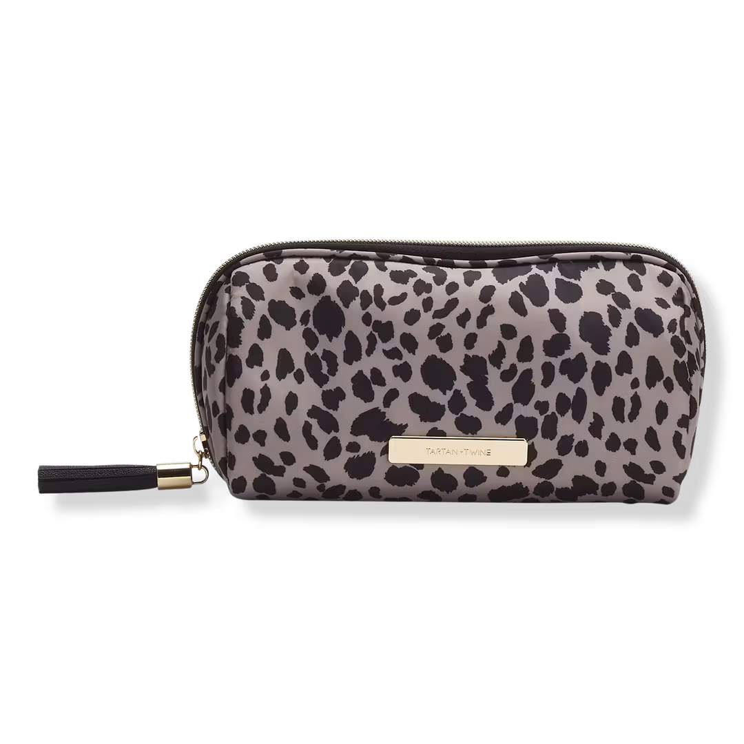 Tartan + Twine  Cheetah Charm Pencil Case