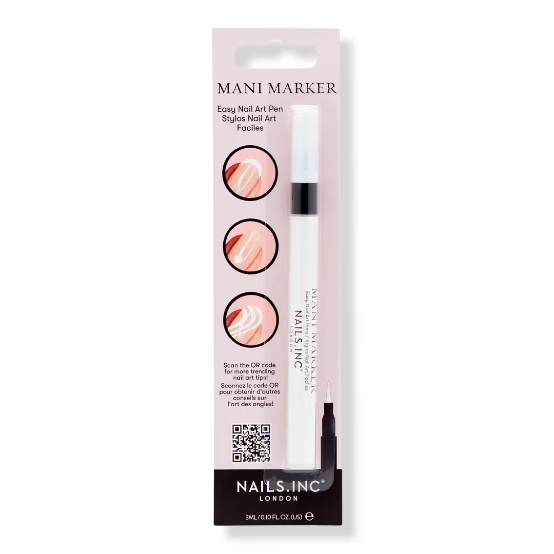 Nails Inc.  Mani Marker Bright White Easy Nail Art Pen