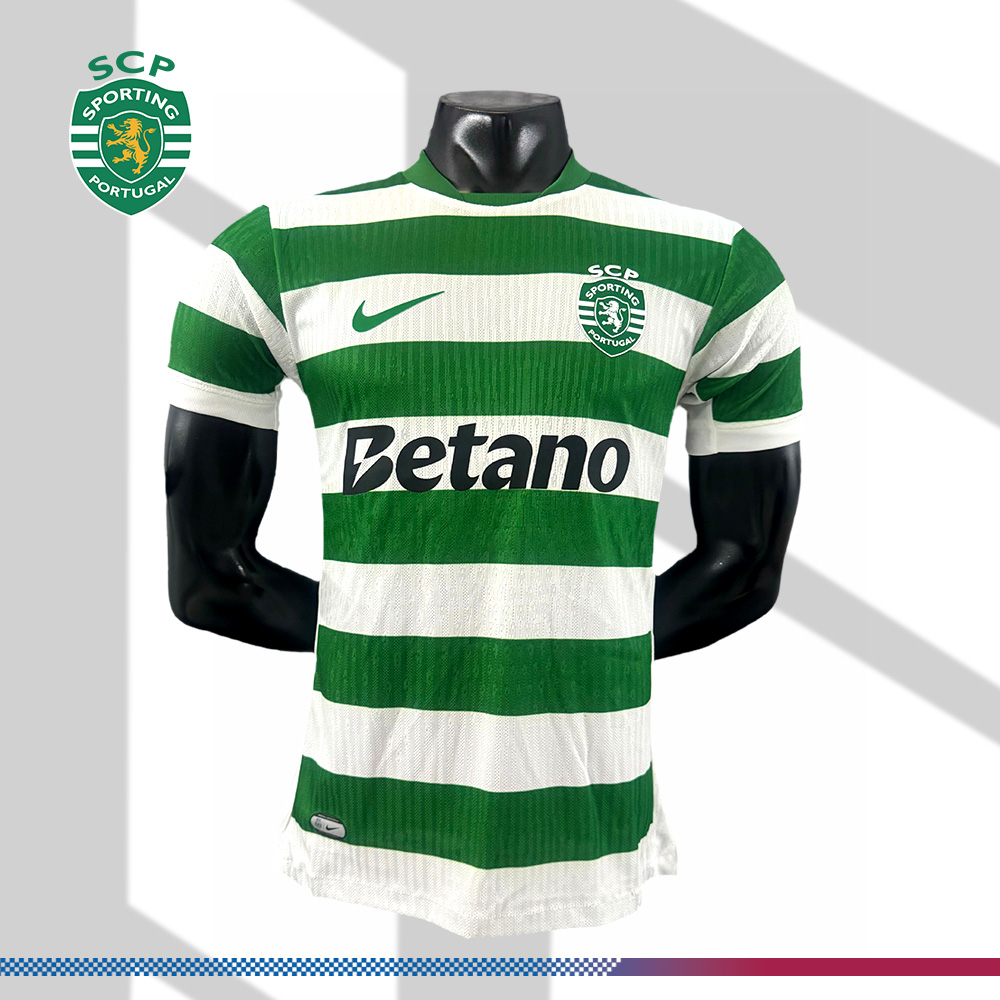 2025/2026 Sporting Lisbon Home Football Shirt（Player Edition）