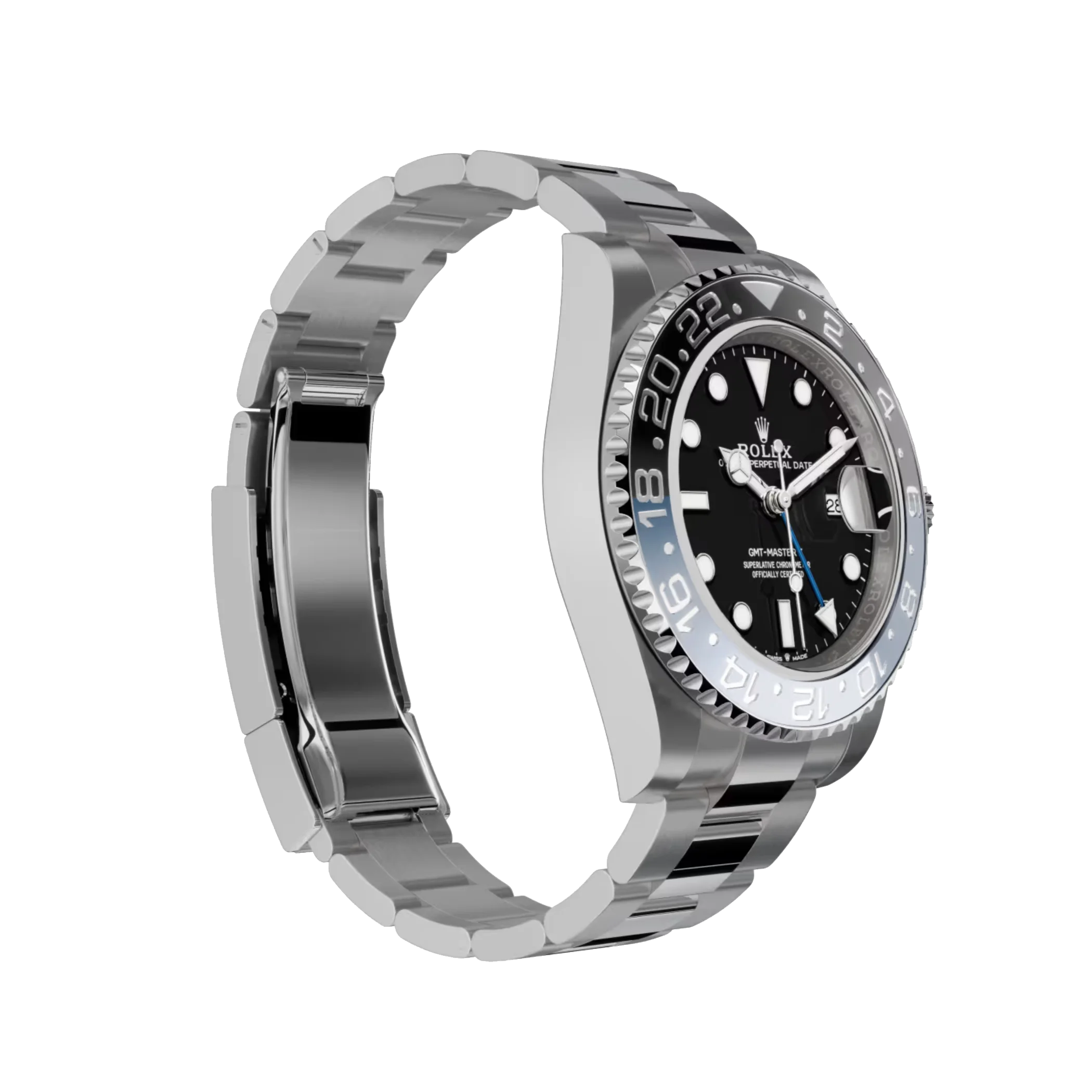 Rolex GMT-Master II: Oystersteel, black dia, Oyster bracelet, m126710blnr-0003