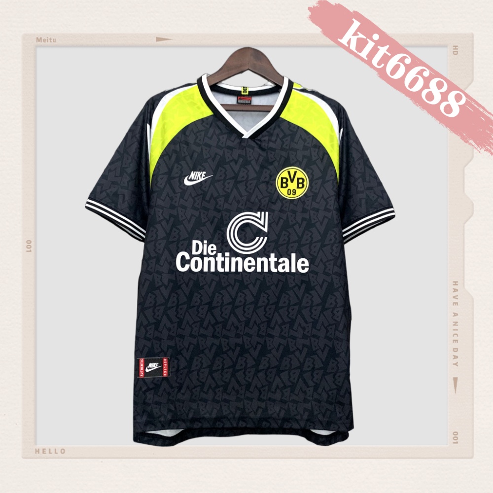 1995/1996 Dortmund Away Retro Football Shirt
