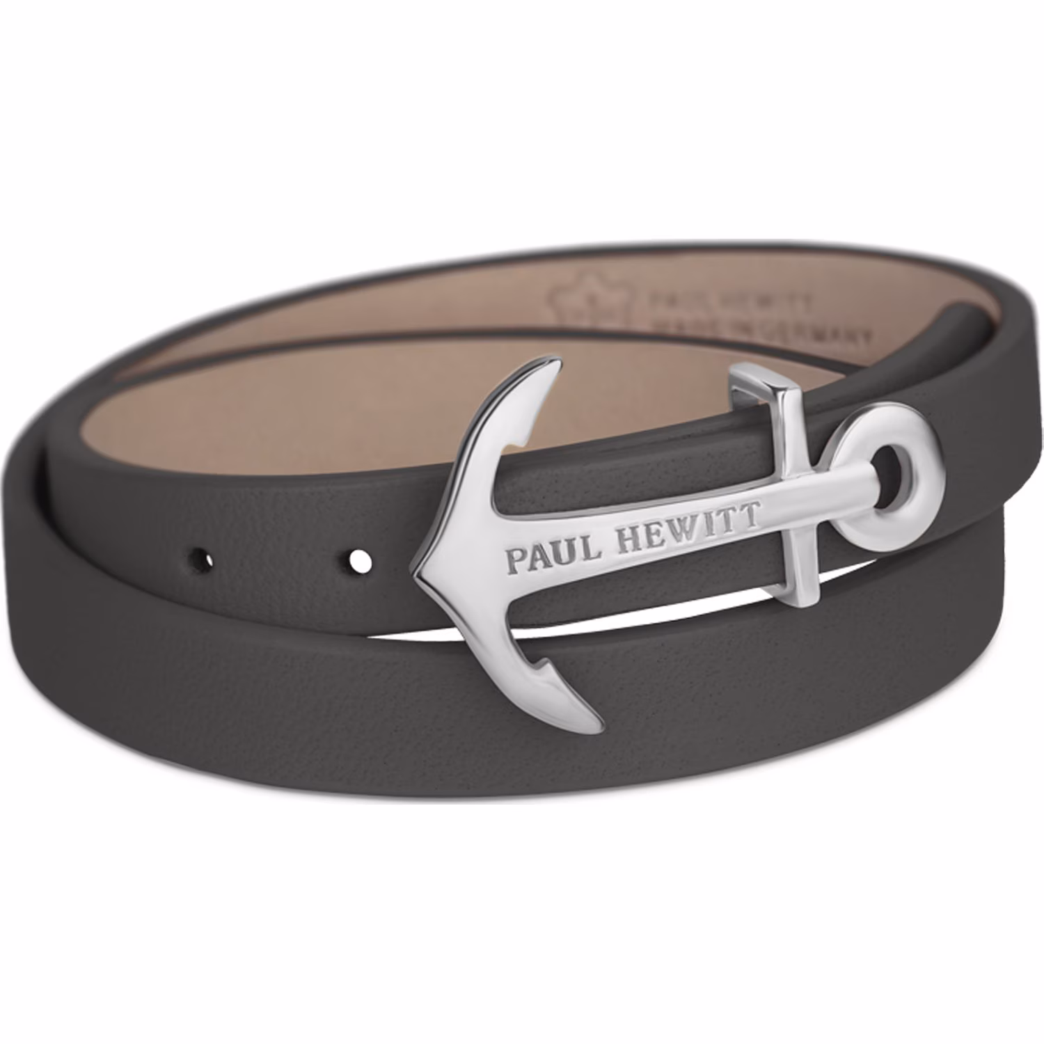 Armband Leder, Edelstahl