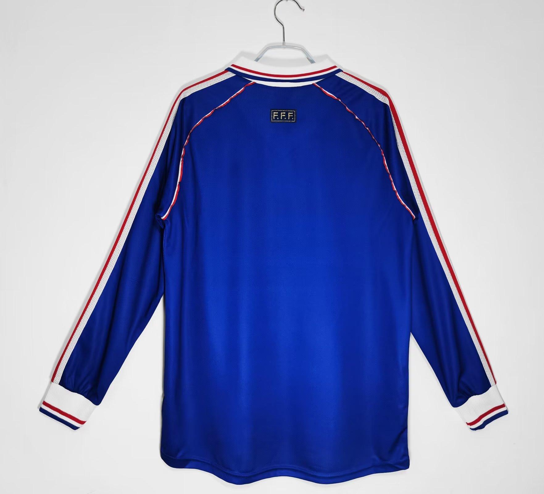 1998 France Home Long Sleeve Retro Football Shirt