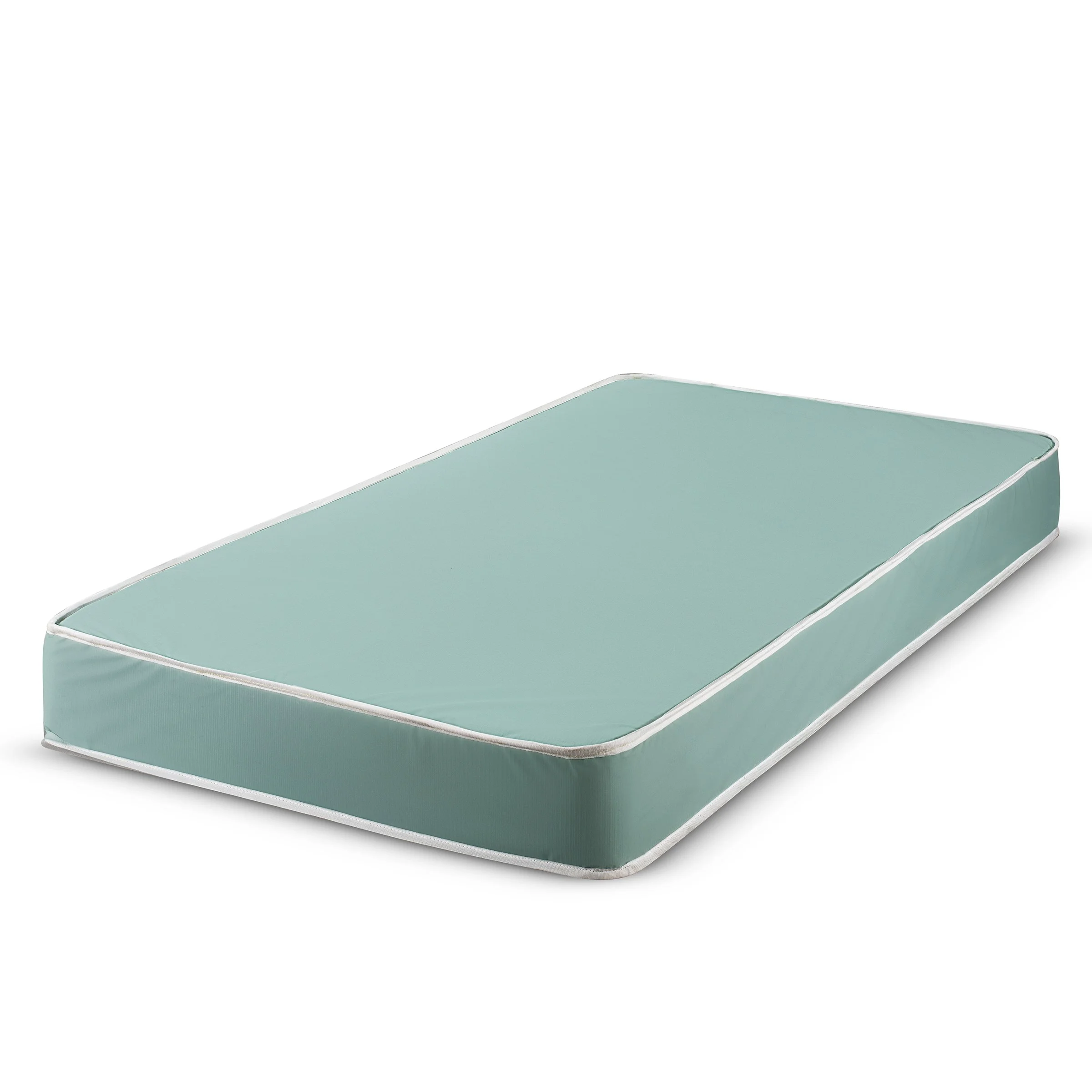 Fortnight Bedding Vinyl 5 Inch Firm Poly Foam Mattress with Water-Resistant Vinyl Cover, Twin
