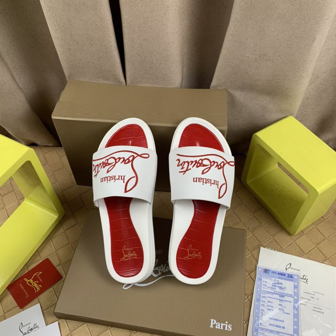 CHRISTIAN LOUBOUTIN SLIPPERS - CCSHOES
