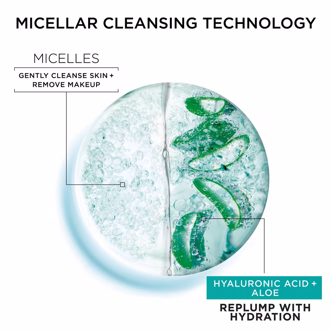 Garnier  SkinActive Micellar Replumping Hyaluronic Acid Micellar Water