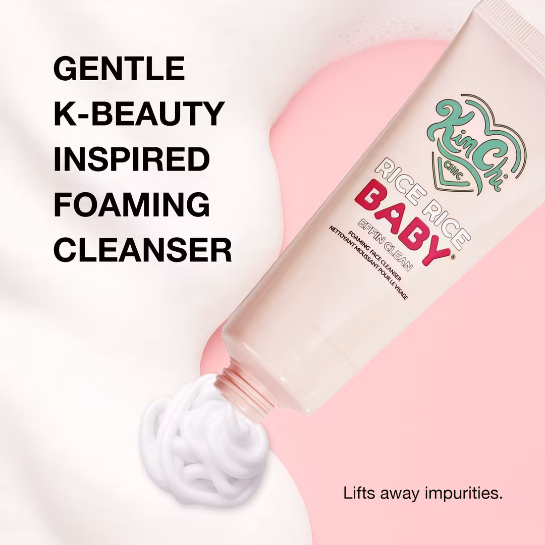 KimChi Chic Beauty  Rice Rice Baby Foaming Makeup Removing Face Wash