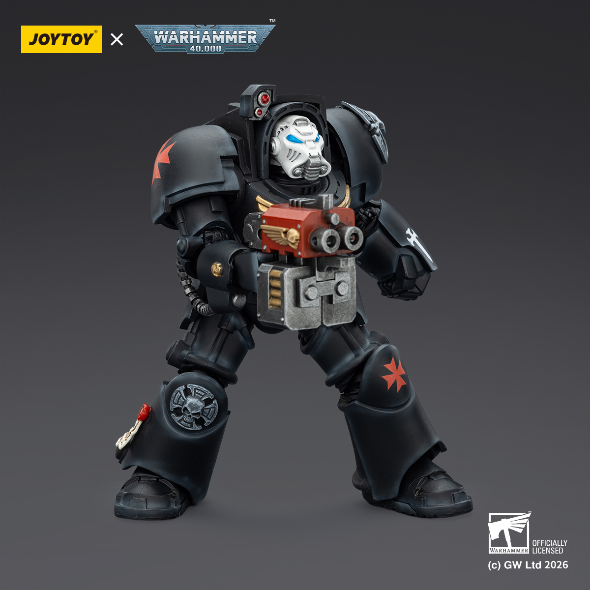 JOYTOY Warhammer 40k 1: 18 Black Templars Terminators - JOYTOY WORLD