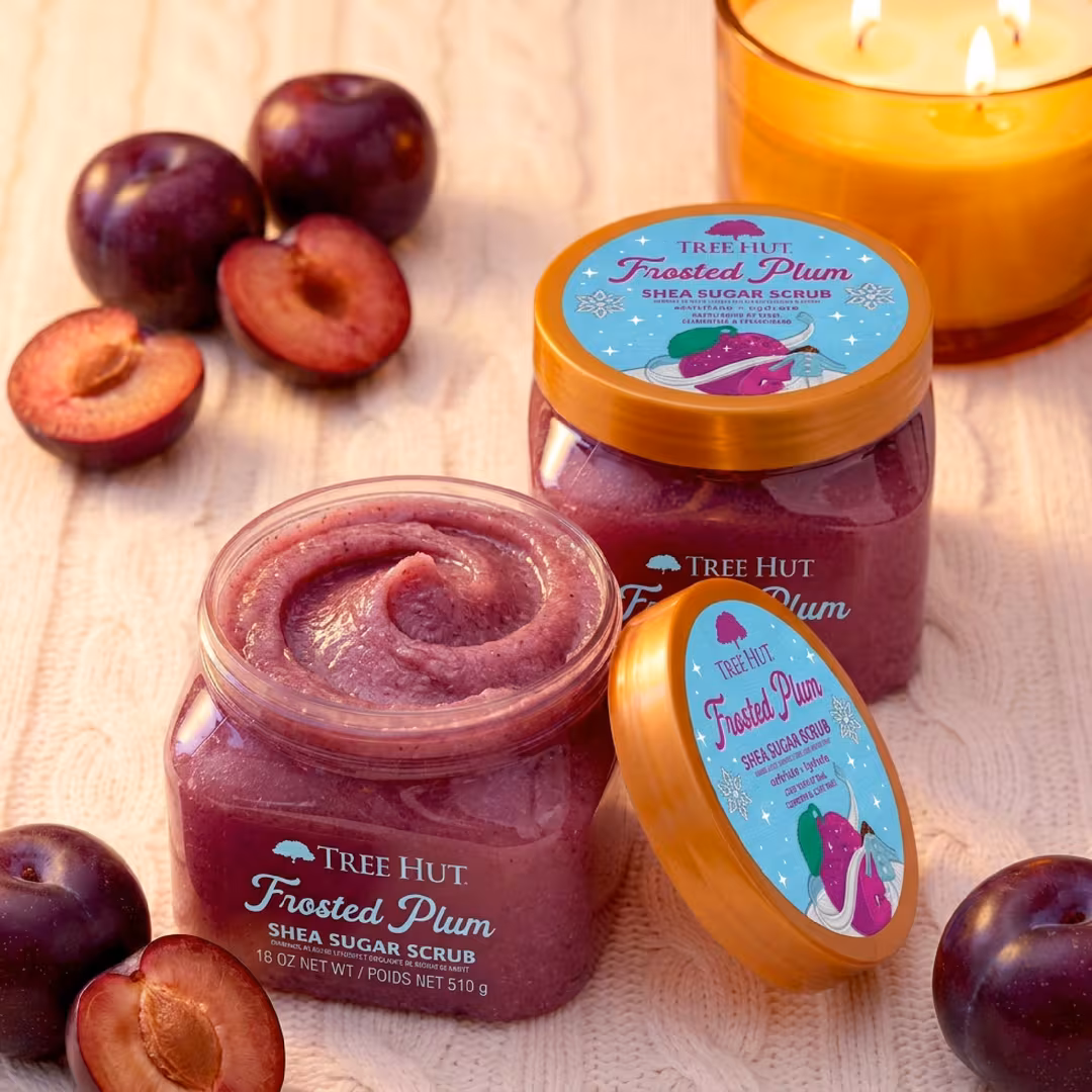 Tree Hut  Frosted Plum Shea Sugar Scrub