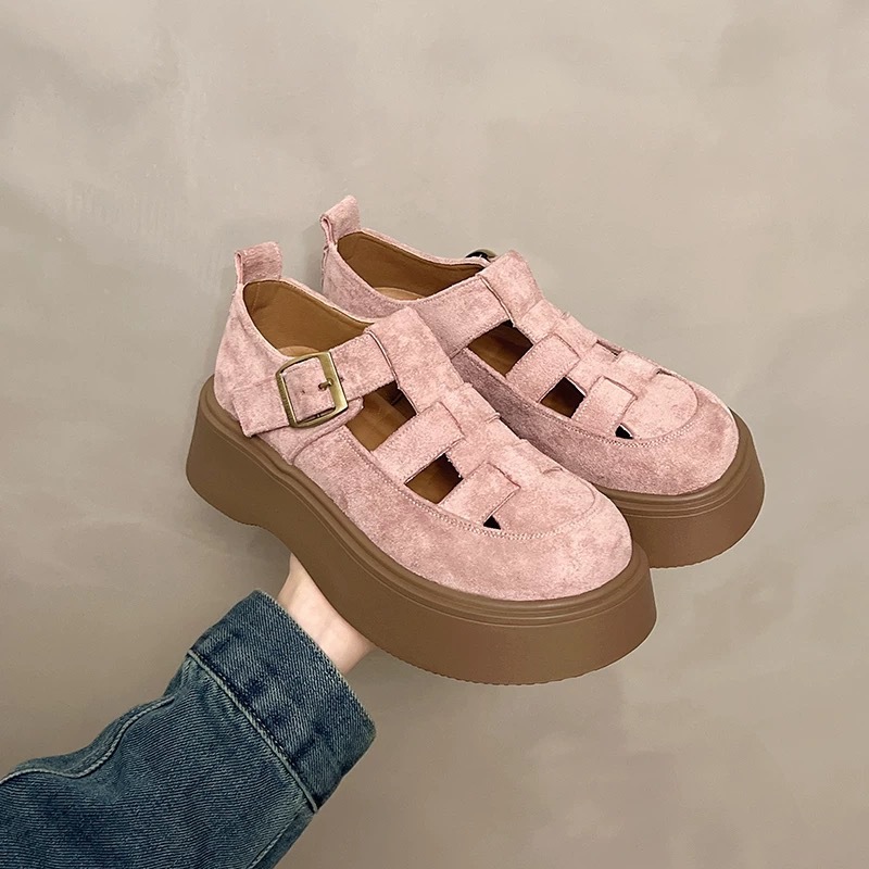Women's Platform Closed-Toe Sandals