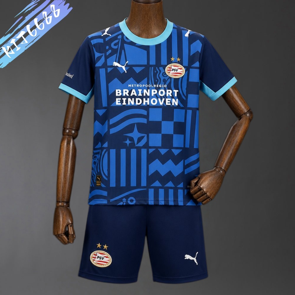 2026/2027 PSV Eindhoven Third Away  Football Shirt（Kids Kit socks）