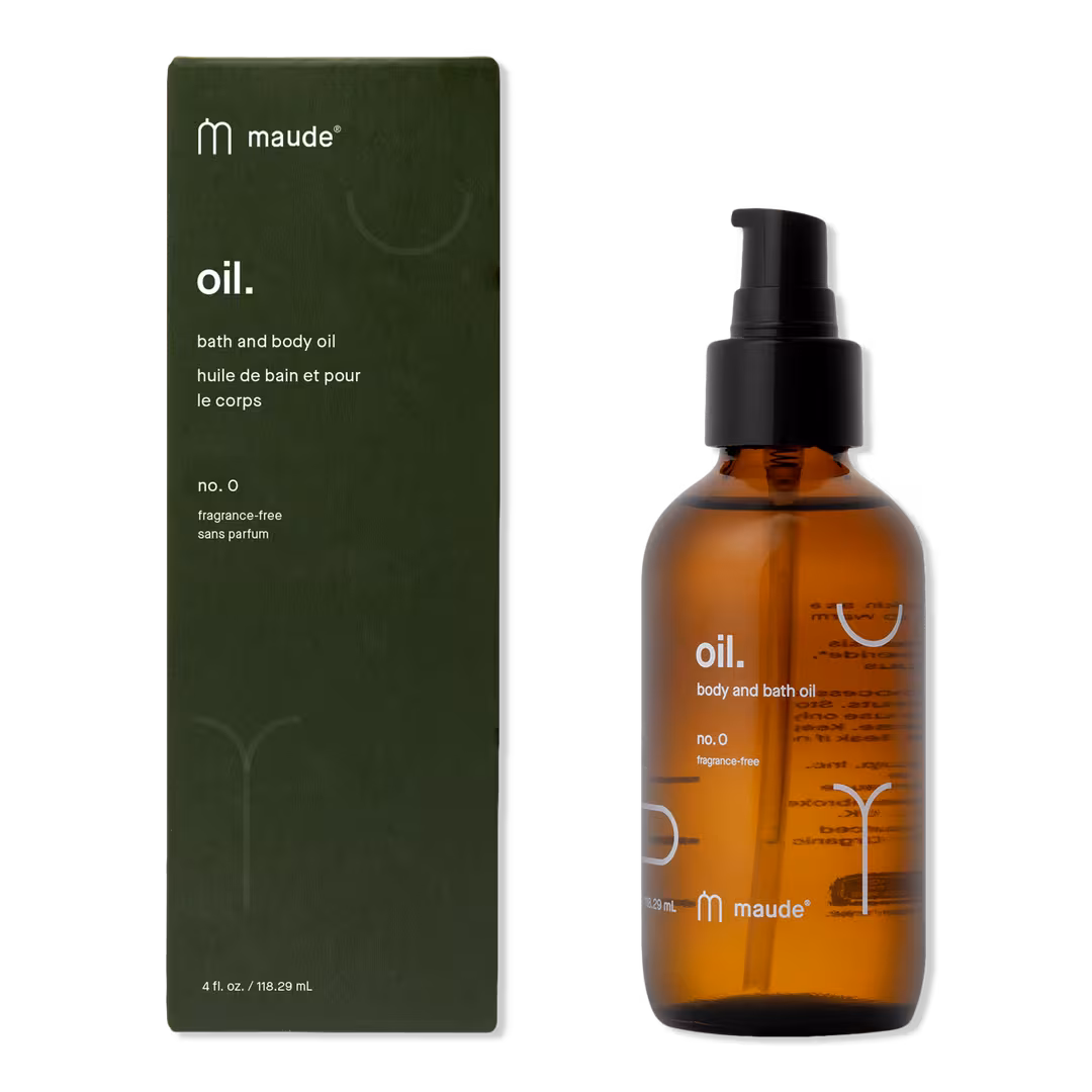 maude  Oil Fragrance Free Body and Massage Oil