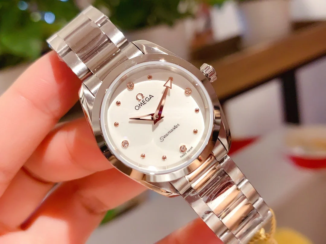 Omega Watch AQUA TERRA 28MM QUARTZ STEEL WHITE DIAL