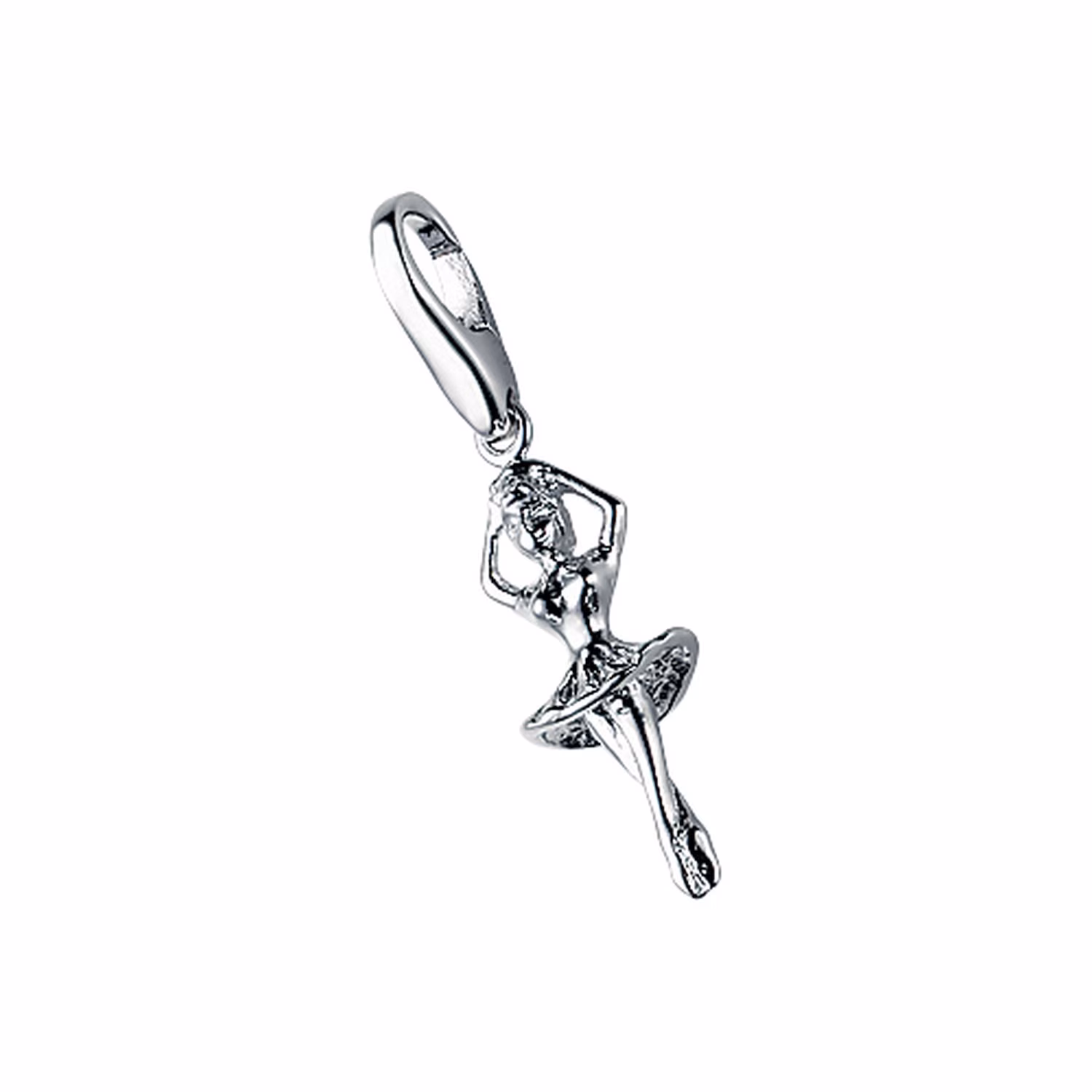 Charm Ballett Tänzerin, Silber 925